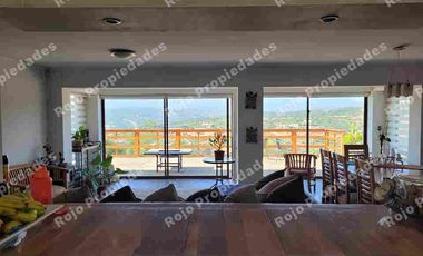 Peñablanca, Cajón de Lebu, linda casa en parcela, 5 dormitorios, 3 baños, piscina