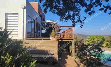 Peñablanca, Cajón de Lebu, linda casa en parcela, 5 dormitorios, 3 baños, piscina