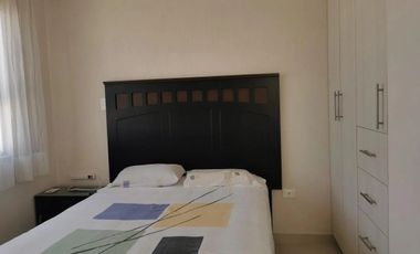 Casa amueblada en renta en La Vida. En privada con alberca, palapa y vigilancia.