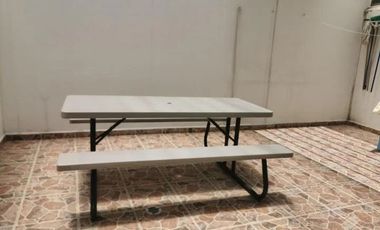 Casa amueblada en renta en La Vida. En privada con alberca, palapa y vigilancia.