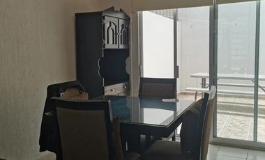 Casa amueblada en renta en La Vida. En privada con alberca, palapa y vigilancia.