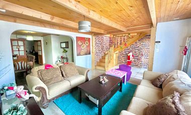 Se vende segura casa en Galilea, Curicó. Cuatro piezas dos baños