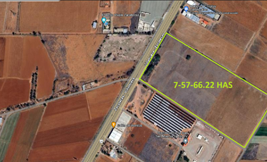 Terreno en venta CIENEGUILLAS ZACATECAS a pie de carretera Zacatecas Villanueva