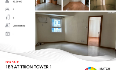 For Sale: 1BR Unit in The Trion Towers T1, BGC, P9M