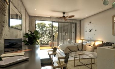 DEPARTAMENTO EN VENTA EN TULUM, QUINTANA ROO, TOTALMENTE AMUEBLADO Y EQUIPADO, OPORTUNIDAD DE INVERSIÓN