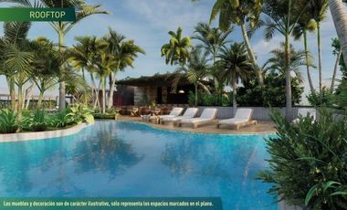 DEPARTAMENTO EN VENTA EN TULUM, QUINTANA ROO, TOTALMENTE AMUEBLADO Y EQUIPADO, OPORTUNIDAD DE INVERSIÓN