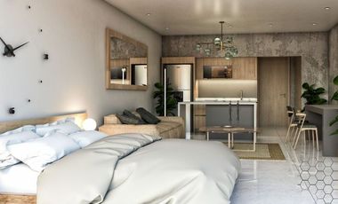 DEPARTAMENTO EN VENTA EN TULUM, QUINTANA ROO, TOTALMENTE AMUEBLADO Y EQUIPADO, OPORTUNIDAD DE INVERSIÓN