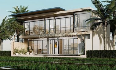 Escape to Elegance: Bali Leasehold Off-plan Villa With Rice Field View, Offering Modern Design & Privacy