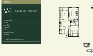 Departamentos en PREVENTA, La Huasteca, Santa Catarina