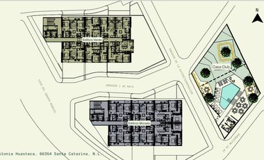 Departamentos en PREVENTA, La Huasteca, Santa Catarina