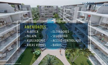 Vidamar Residencial Costa Azul departamento 3 recámaras club de playa