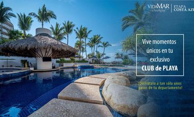 Vidamar Residencial Costa Azul departamento 3 recámaras club de playa