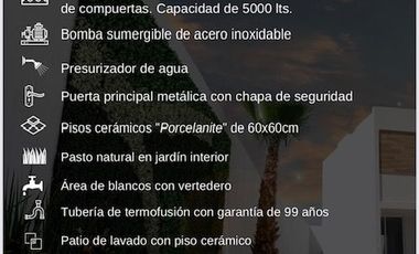 CASA EN VENTA AL SUR DE AGUASCALIENTES VILLAFONTANA