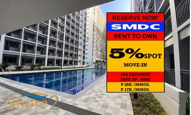 SMDC Shore 2 RESIDENCES Condo FOR SALE in Mall Of Asia ,Pasay City near in NAIA Airp