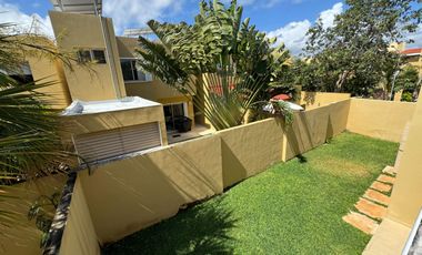 Casa con con jardín, alberca, Casa Club, cenote y Area de juegos, Allegranza, Playa del carmen.