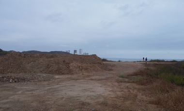 En venta terreno de 10,500 m2 al pie del mar en Engabao en Playas. (JP)
