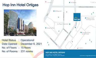 Retail Space in Hop Inn Hotel Ortigas Center, Pasig