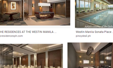 CONDO FOR SALE-LUXURY HOME IN THE CITY AT THE Residences at The Westin Manila Sonata Place