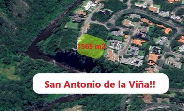 ESPECTACULAR TERRENO DE VENTA EN SAN ANTONIO DE LA VIÑA TUMBACO!! VISTA!!