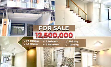 FULLY FURNISHED TOWNHOUSE w/ PARKING - NIA VILLAGE, TANDANG SORA, QUEZON CITY