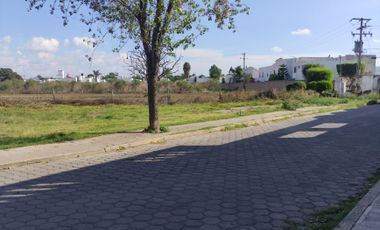 Excelente Terreno para inversión en venta sobre calle en San Pedro Cholula Puebla