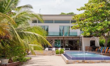 ALQUILER DE CABAÑA EN SANTA MARTA FRENTE A LA PLAYA