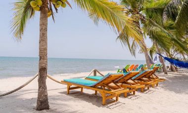 ALQUILER DE CABAÑA EN SANTA MARTA FRENTE A LA PLAYA