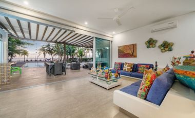 ALQUILER DE CABAÑA EN SANTA MARTA FRENTE A LA PLAYA