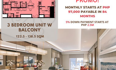 UPTOWN MODERN - 3 BEDROOM UNIT - The Tallest and Newest High-End Condo in Uptown BGC