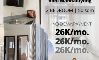 TURN OVER 2024 CONDO IN BONI MANDALUYONG 2 Bedroom ‼️ NO DOWNPAYMENT