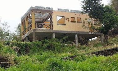 Vacant Lot with unfinished structure for sale in Barangay Road Barangay Pila-pila Binangonan Rizal