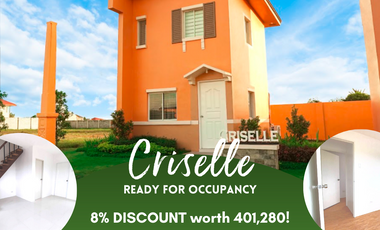 2-BEDROOM CRISELLE READY FOR OCCUPANCY HOUSE AND LOT FOR SALE IN CAMELLA BAIA | LOS BANOS, LAGUNA