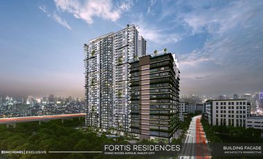 Makati condo for sale 1 bed with balcony Fortis Residences Preselling Chino Roces Makati City