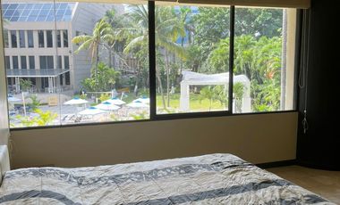 Hilton Colon, Alquilo hermoso departamento amoblado de 3 dorm vista a la piscina