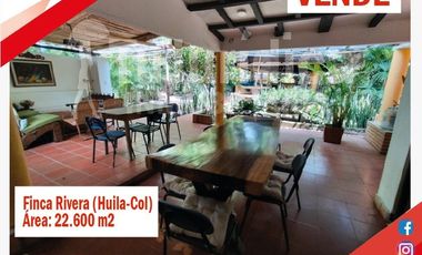 SE VENDE ESPECTACULAR FINCA - RIVERA (HUILA -COL)