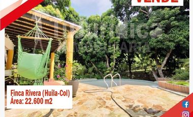 SE VENDE ESPECTACULAR FINCA - RIVERA (HUILA -COL)