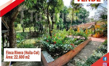SE VENDE ESPECTACULAR FINCA - RIVERA (HUILA -COL)