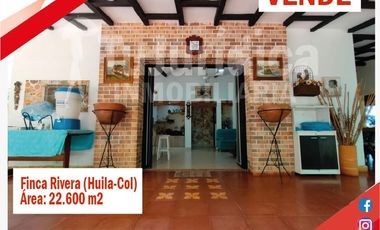 SE VENDE ESPECTACULAR FINCA - RIVERA (HUILA -COL)
