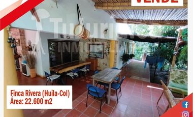 SE VENDE ESPECTACULAR FINCA - RIVERA (HUILA -COL)