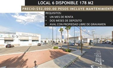 SE RENTAN LOCALES EN PLAZA COMERCIAL 308 POR AVE. DE LA RAZA