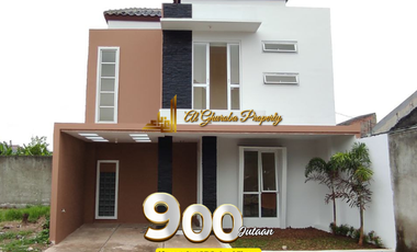 JUAL RUMAH SYARIAH 3 KT 10 MNT TOL ST. LRT BEKASI KOTA (TIMUR) 900 JUTA AN