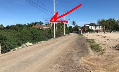 Vacant land, Khlong Thian, Cha-am, price 1,800,000 baht per 1,600 Square meter.
