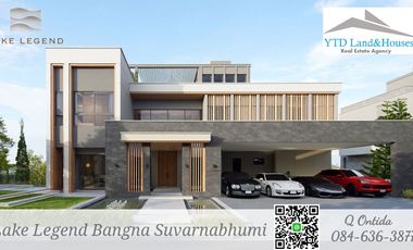 Luxury house for sale Lake Legend Bangna-Suvarnabhumi  110 million Thai Baht (English version below)
