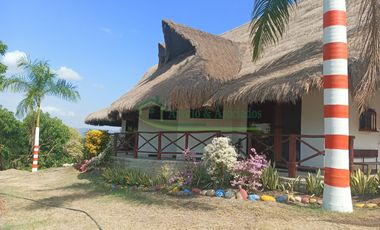VENDEMOS HERMOSA FINCA CON ARBOLES FRUTALES Y LAGO.