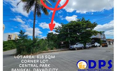 618sqm Vacant Land, Perfect for both Residential and Commercial projects for Sale in Central Park Bangkal Davao City