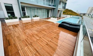 Departamento en venta amueblado con vista al mar en Fracc. Playas del Conchal Veracruz