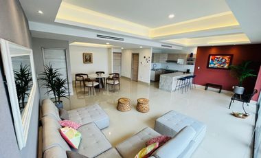 Departamento en venta amueblado con vista al mar en Fracc. Playas del Conchal Veracruz