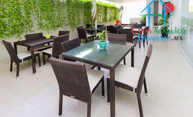 Depa con terraza y vista parcial al mar