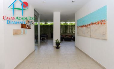Depa con terraza y vista parcial al mar