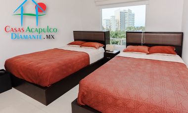 Depa con terraza y vista parcial al mar